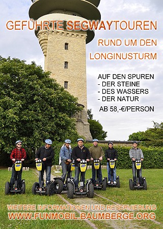 Segwaytouren rund um den Longinusturm